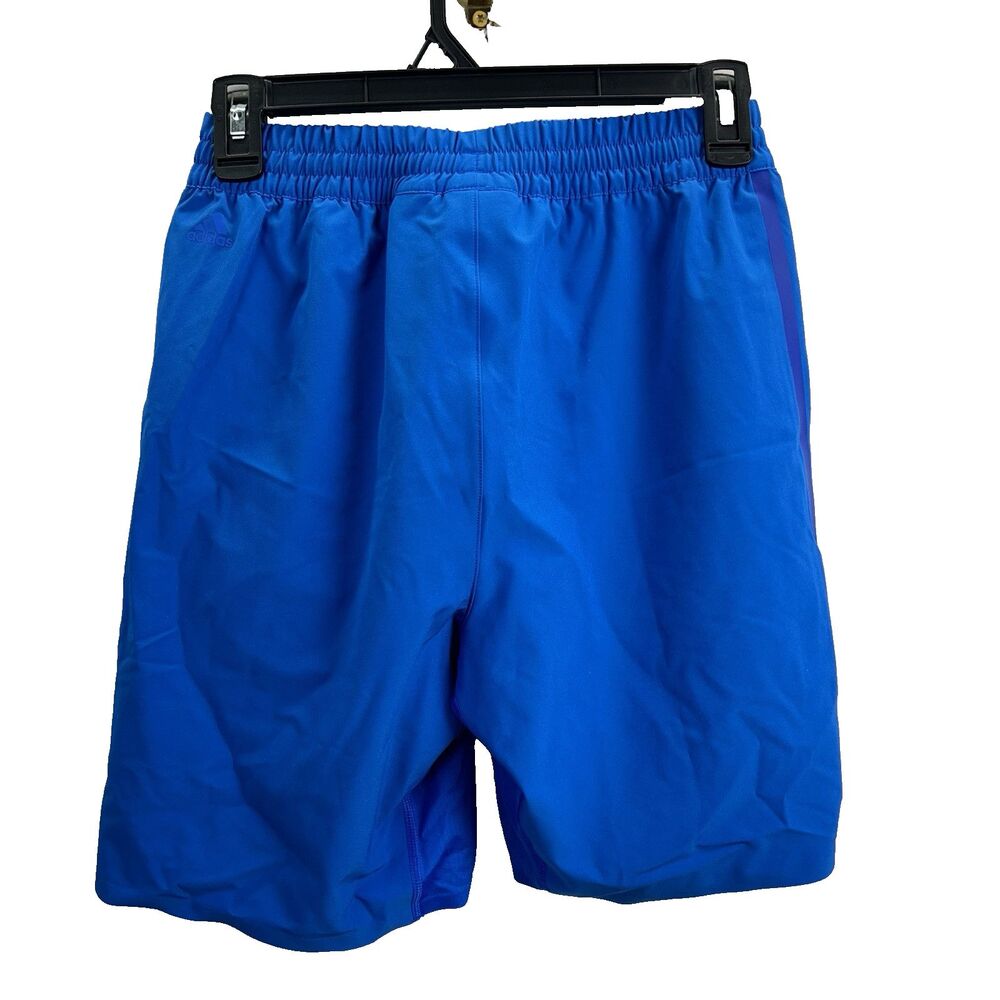 Adidas x Ivy Park IVP Kids Boys Girls Medium Shorts Glory Blue Athletic HD3149 - Picture 4 of 6